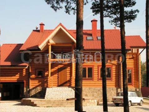 Дом из бруса с гаражом