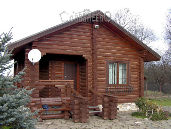Баня из бревна БН-34