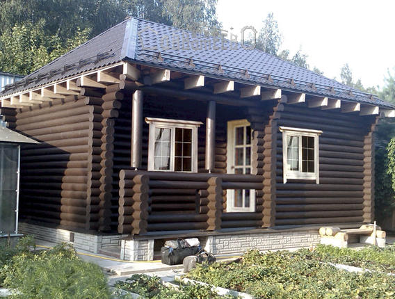 Баня из бревна БН-38