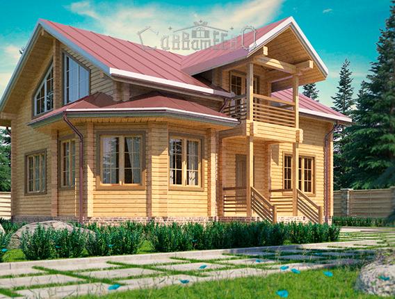 Дом из профилированного бруса Б-153