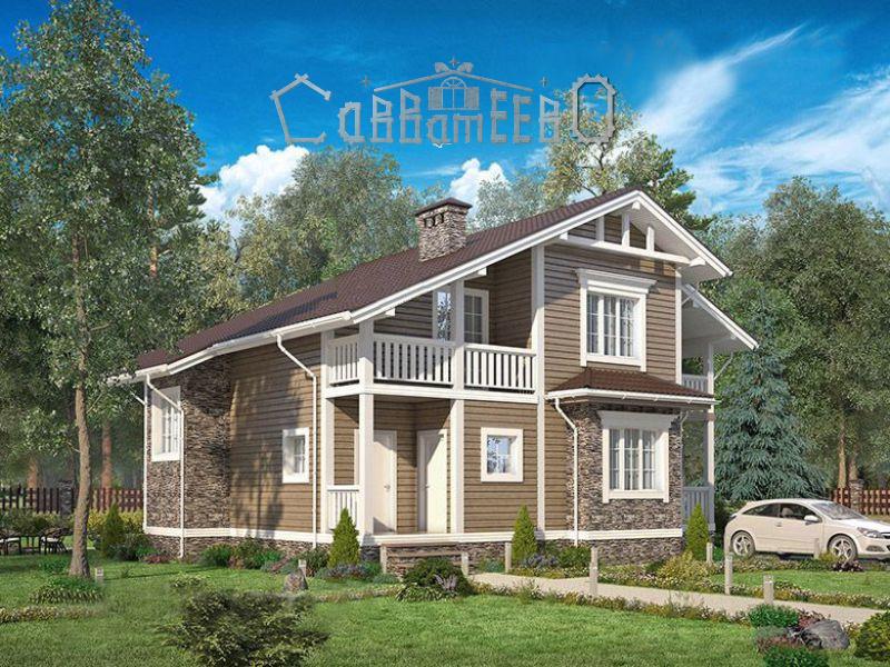 Дом из бруса Б-223 Дом из бруса Б-223