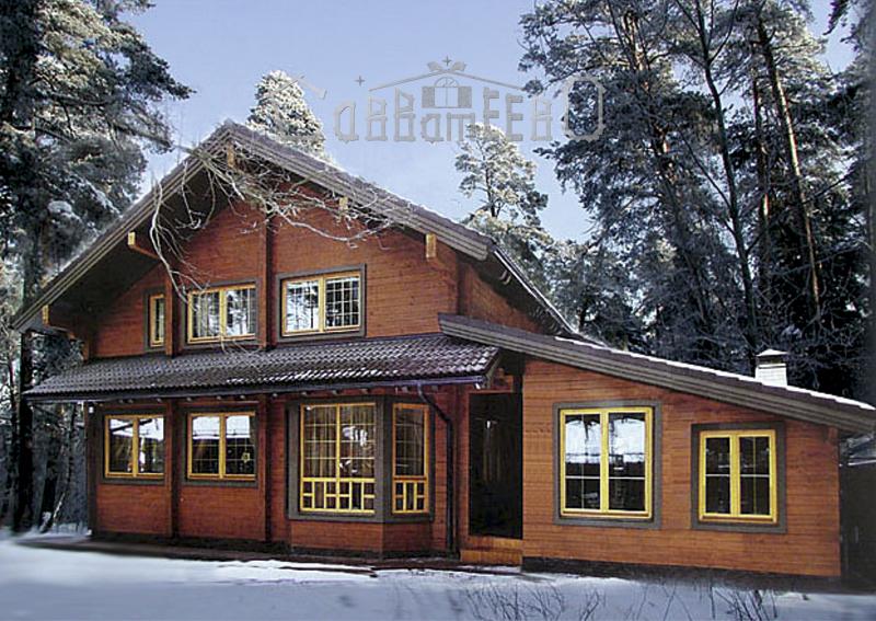 Дом из бруса Б-302 Дом из бруса Б-302
