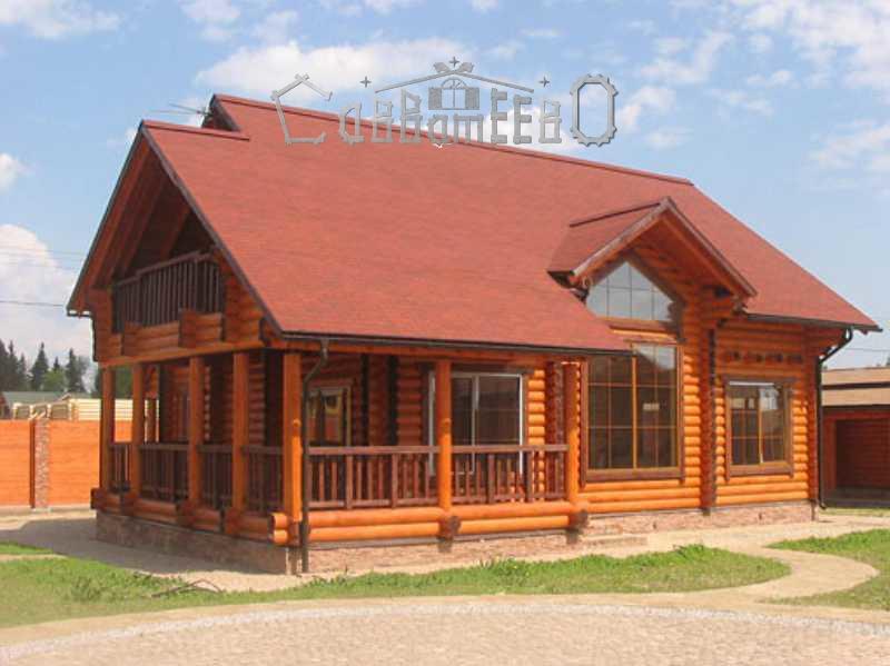Дом из бревна О-108 Дом из бревна О-108