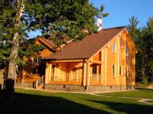 Загородный дом из клееного бруса
